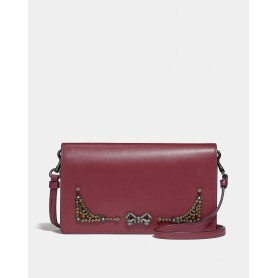 SELENA FOLDOVER CROSSBODY CLUTCH 水晶飾花手袋