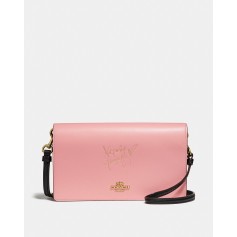 SELENA FOLDOVER CROSSBODY CLUTCH 撞色手袋