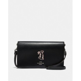 SELENA FOLDOVER CROSSBODY CLUTCH 兔子手袋