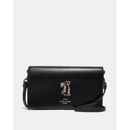 SELENA FOLDOVER CROSSBODY CLUTCH 兔子手袋