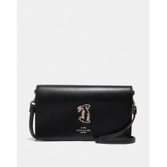 SELENA FOLDOVER CROSSBODY CLUTCH 兔子手袋