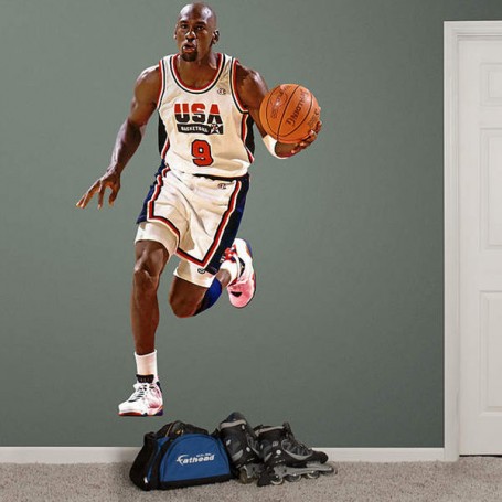 1992 美國夢幻籃球隊 Michael Jordan 真人大小 牆壁貼紙