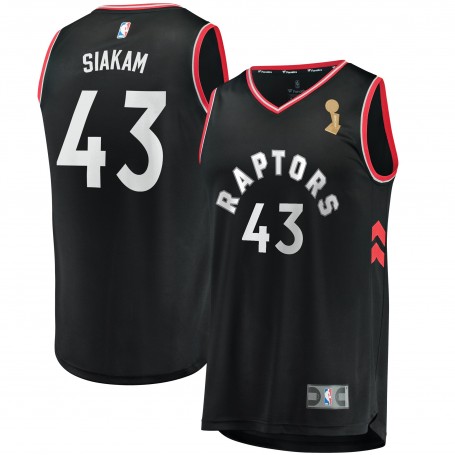 2019 NBA 總冠軍 多倫多暴龍隊 Toronto Raptors Pascal Siakam 決賽總冠軍 宣言 球衣
