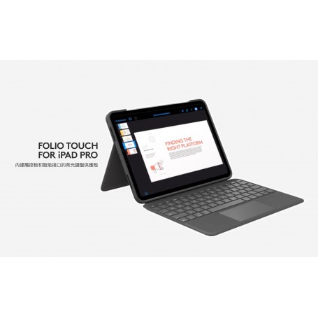 Logitech FOLIO TOUCH 適用於 iPad Air 4 / iPad Pro 11" (2020)