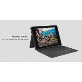 Logitech RUGGED FOLIO iPad 重型防護 鍵盤保護殼 適用於iPad (第7/8代)