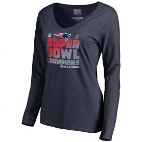 2017 新英格蘭愛國者 New England Patriots NFL 超級盃總冠軍 交替 女生 長袖T恤
