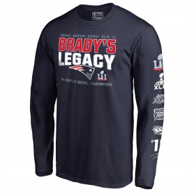 Pro Line 新英格蘭愛國者 New England Patriots Tom Brady NFL 5度超級盃總冠軍 長袖T恤