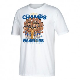 2017 NBA 金州勇士隊 Golden State Warriors NBA 總冠軍 卡通遊行 T恤