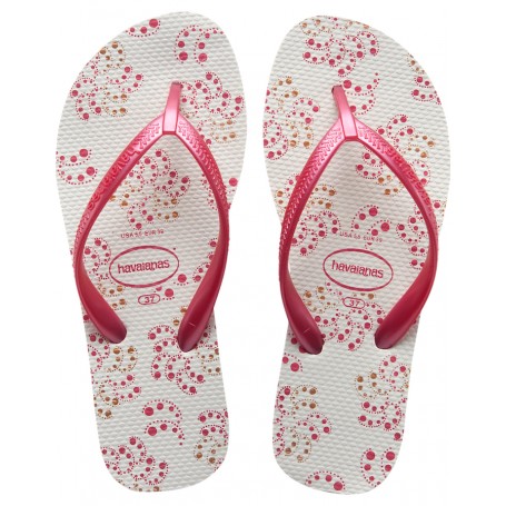 Havaianas High Light ll 小花朵 哈瓦仕 巴西人字拖 3公分小厚底