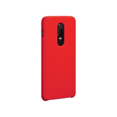 OnePlus 6 矽膠保護殼 (紅色)